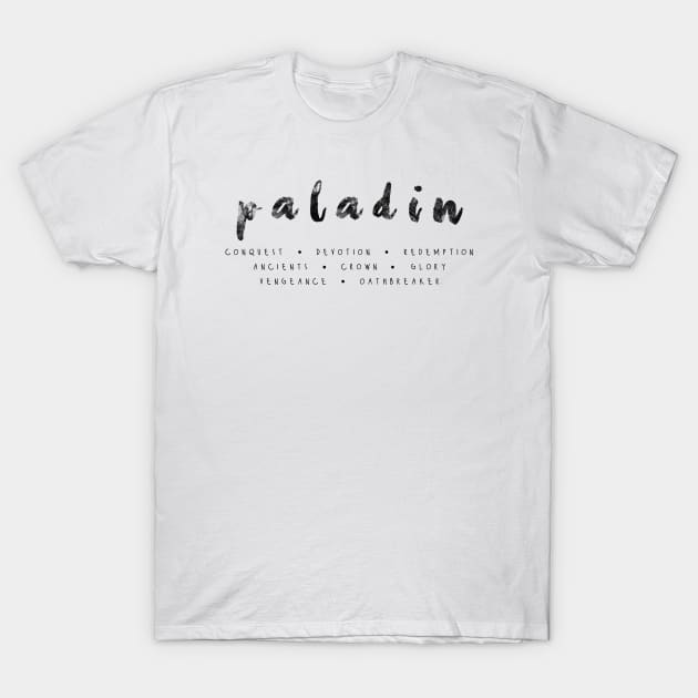 Paladin Dungeons and Dragons | D&D | DnD Gifts | RPG Gifts T-Shirt by DiceGoblins